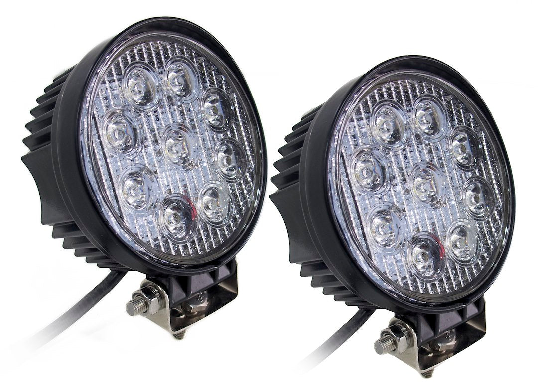Racesport LT Durable Spotlights Built To Last Work Light RS-27W-R-2 - Street Series 4IN Round High-Powere