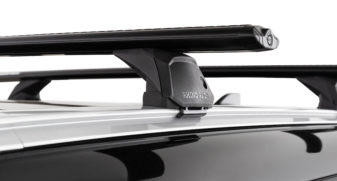 Rhino Rack Limited Lifetime Warranty Roof Rack JC-02138 - Black Vortex RX200-4 Bar Rac