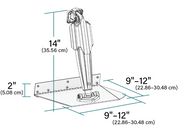 Lenco Hole Shot Assist Boat Trim Tab 15183-106 - 12 12 Standard Kit Wit