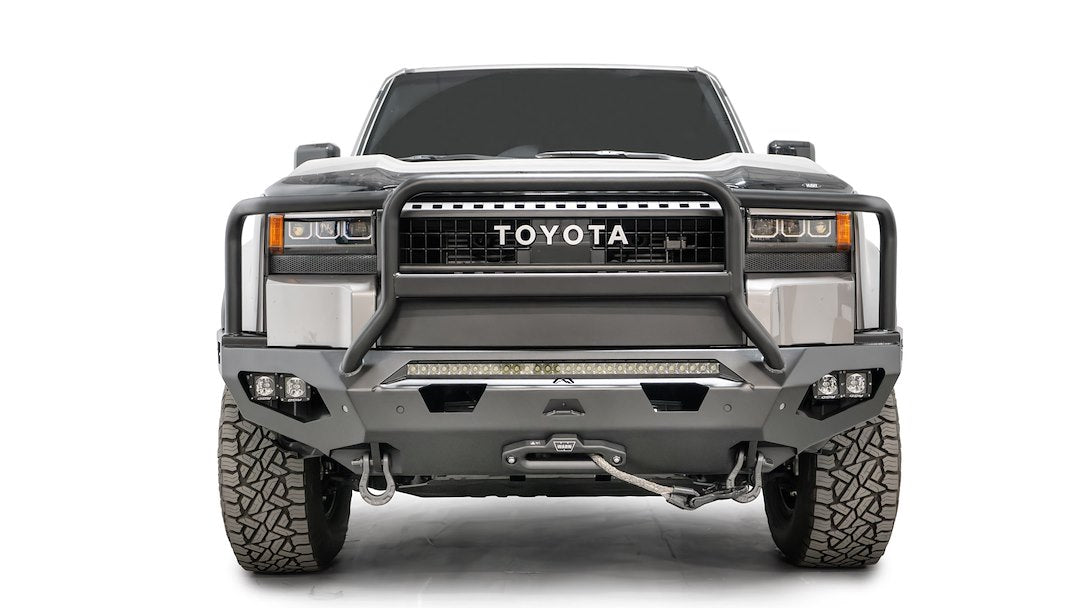 FAB Fours Two Integrated D-Ring Mounts Bumper TL24-X6750-1 - 2024 Toyota Land Cruiser Matrix Fro