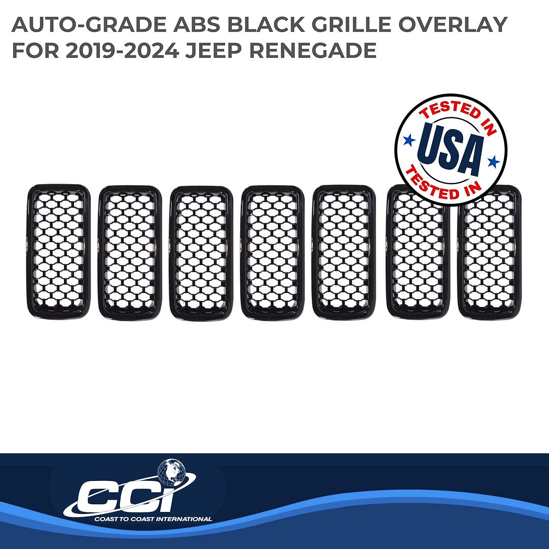 Coast2Coast Limited Lifetime Warranty Grille Insert Iwcgi503Black - Black GI 19-23 Renegade GL Mesh PC IWCGI503BLK