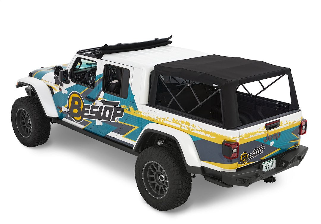 Bestop Fully Integrated Bow System Truck Cap 77326-35 - Supertop 20-21 Gladiat