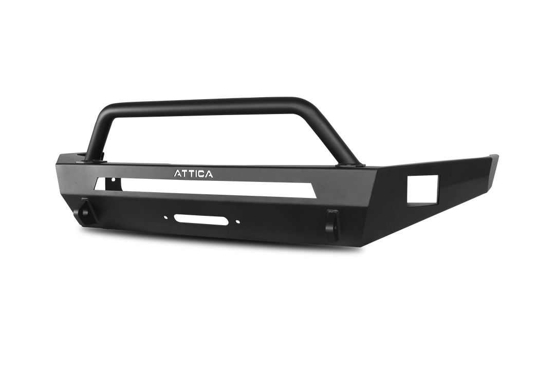 Winjet Full-Width Bumper Atttr01A102-BX - Black Winch