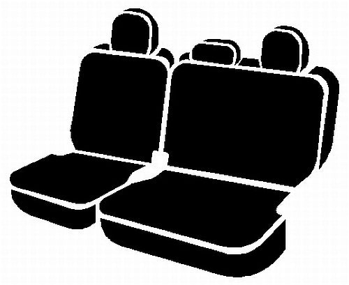 FIA Vehicle-Specific Fitment Seat Cover OE35-1 Charc - OE35-1Charcoal 60 40 Rear Cvr