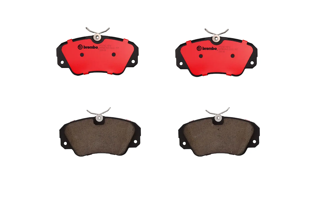 Brembo Premium Low-Met OE Equivalent Pad Brake Pad P59016N - Disc Set