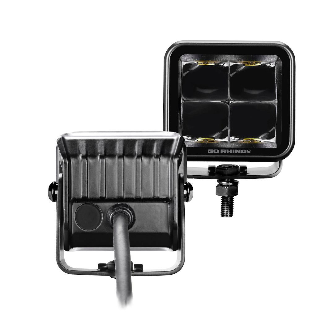 GO Rhino 750200321SCS Driving/ Fog Light - Black