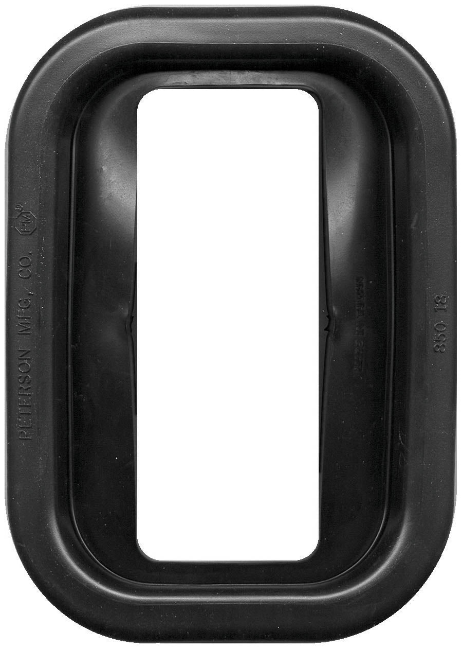 Peterson MFG Limited Lifetime Warranty Trailer Light Grommet 850-18 - Grom Rect Pvc Rub Flush Mnt 6.29 X4