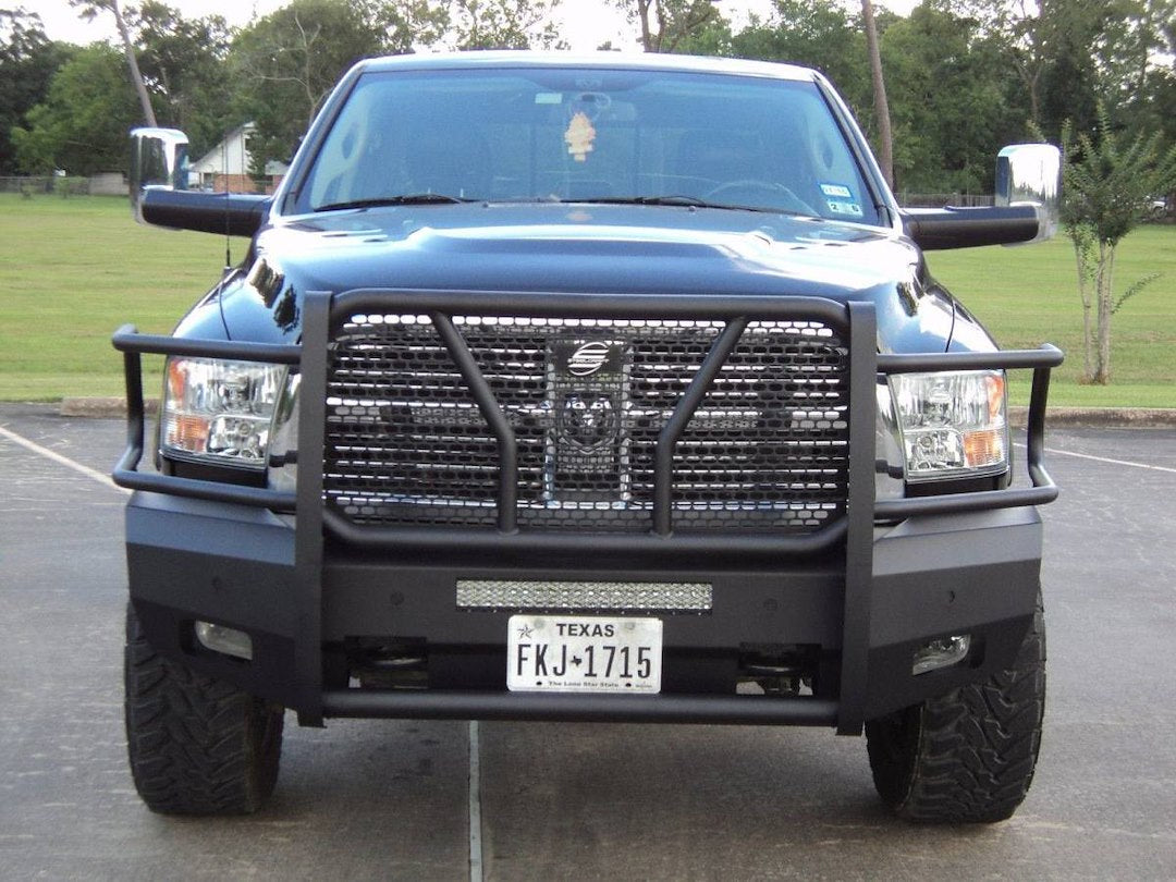 Steelcraft Accommodates Parking Sensors Bumper 60-12260 - HD Elevation Front Fine Text