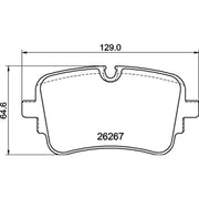 Brembo P85190N Brake Pad