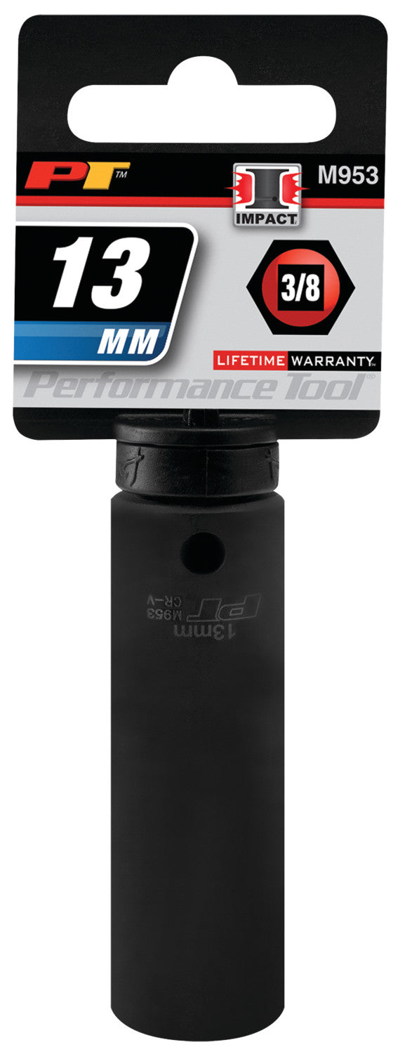 Perform Tool Limited Lifetime Warranty Socket M953 - DP Imp 13MM