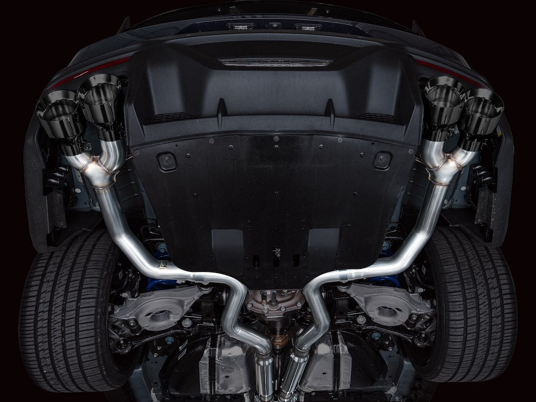AWE No Check Engine Light Guaranteed Exhaust System Kit 3020-43375 - Track Edition S650