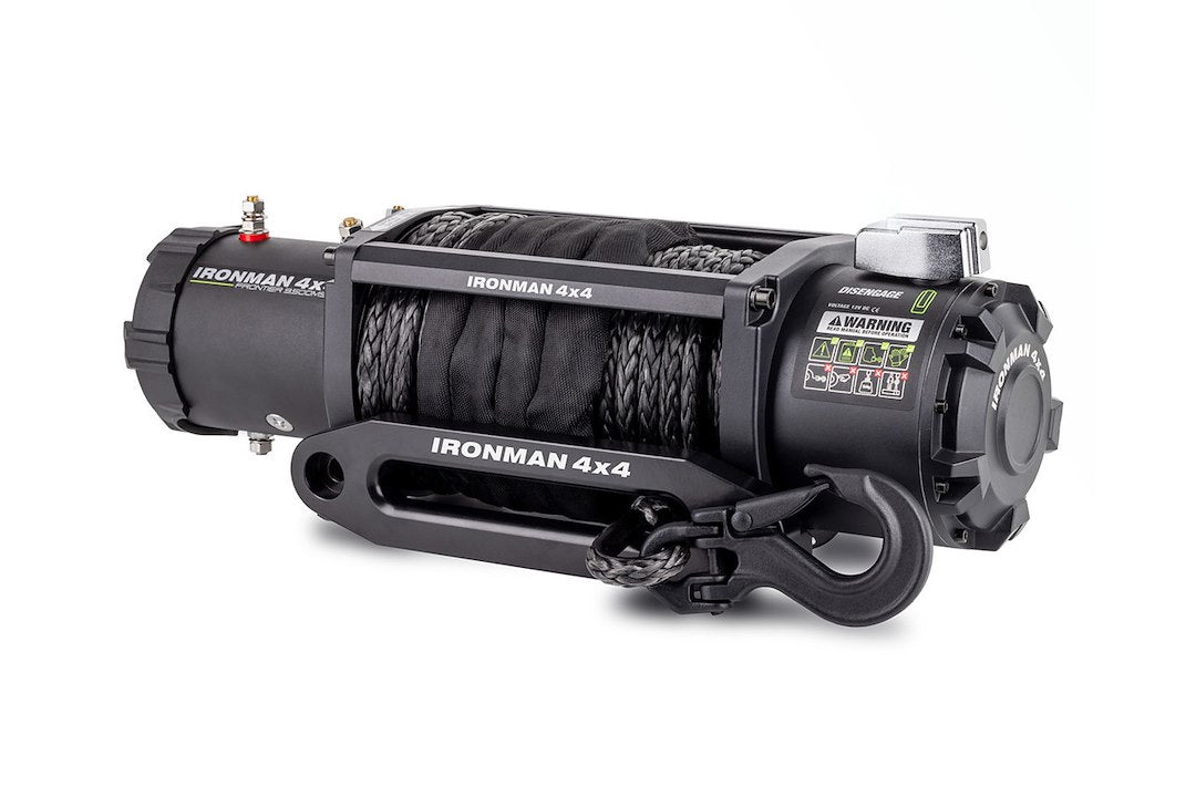 Ironman 4X4 Built In Breather For Durability Winch IMW9500MSR - M-Spec 9500LB Synthetic Rop