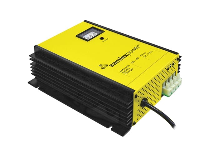 Samlex Amer Lightweight. Quiet Operation Battery Charger SEC-1230UL - 30AMP