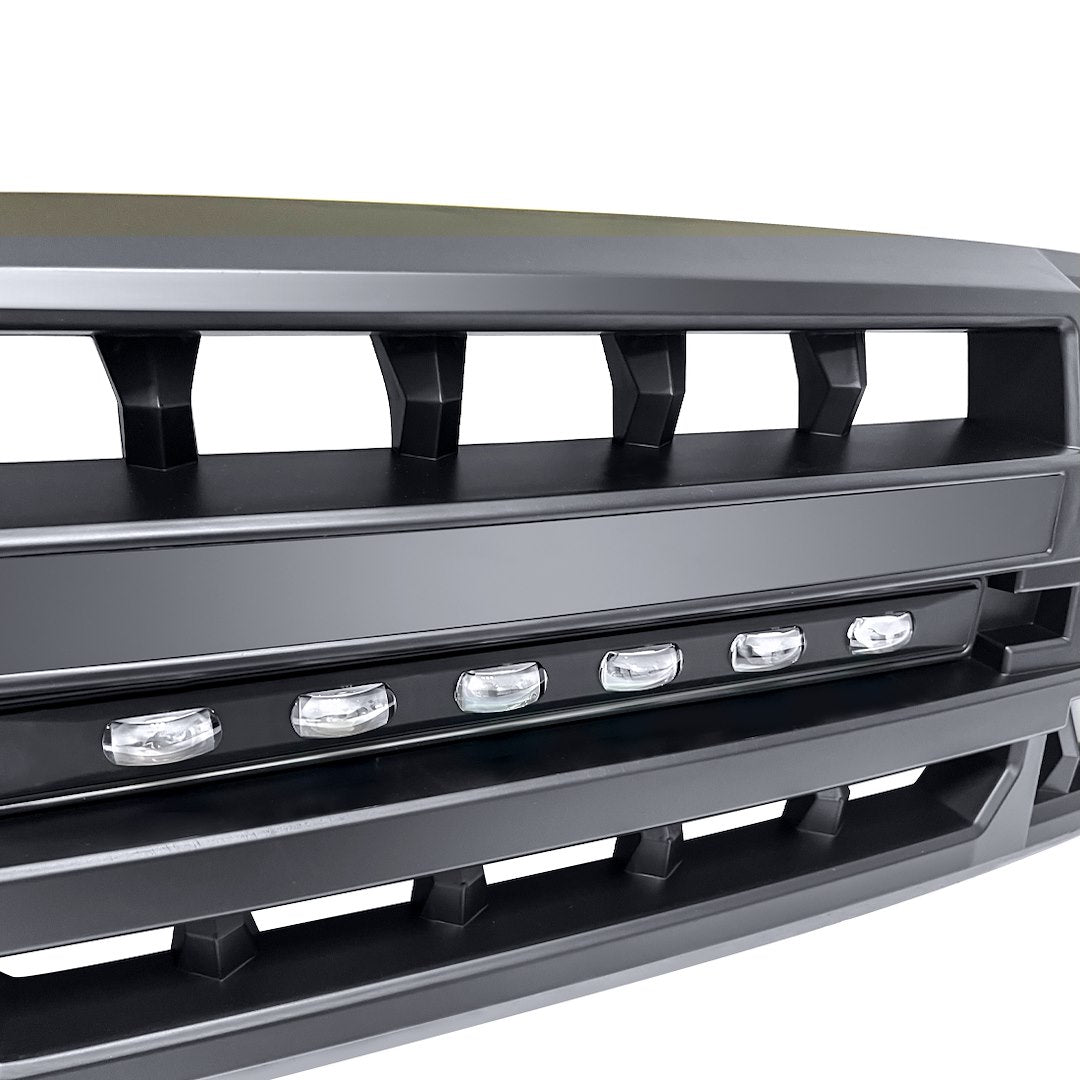 American MOD Mean Aggressive Styling Grille Amfmaa00113 - Armor Led OFF-Road Ligh