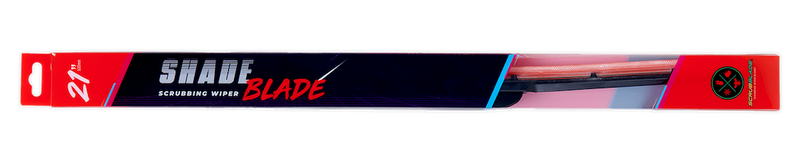 Scrubblade Ensure Quiet Operation Windshield Wiper Blade CBR1700 - Red 17 Silicone Shadeblade