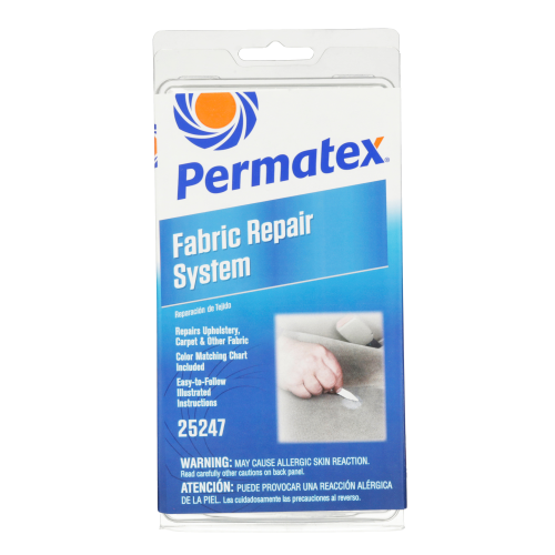 25247 Permatex Fabric Repair Kit Used For Automobile Upholstery/