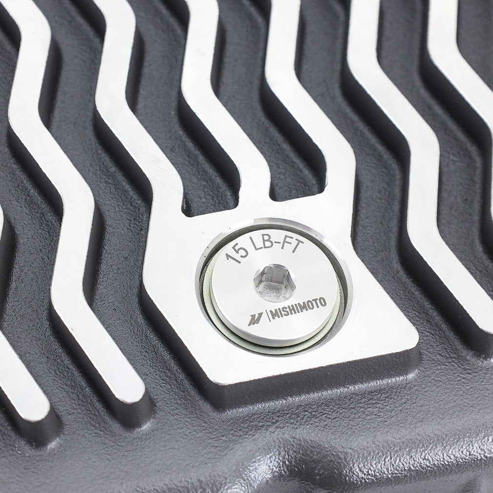 Mishimoto Limited Lifetime Warranty Auto Trans Oil Pan MMTP-RAM-07 - 2007.5 Ram 6.7L Cummins 68RFE Tra