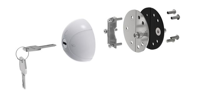 Holman Resistant To All Weather Conditions Puck Lock Kit 84000 - Gray Saturn GO PC