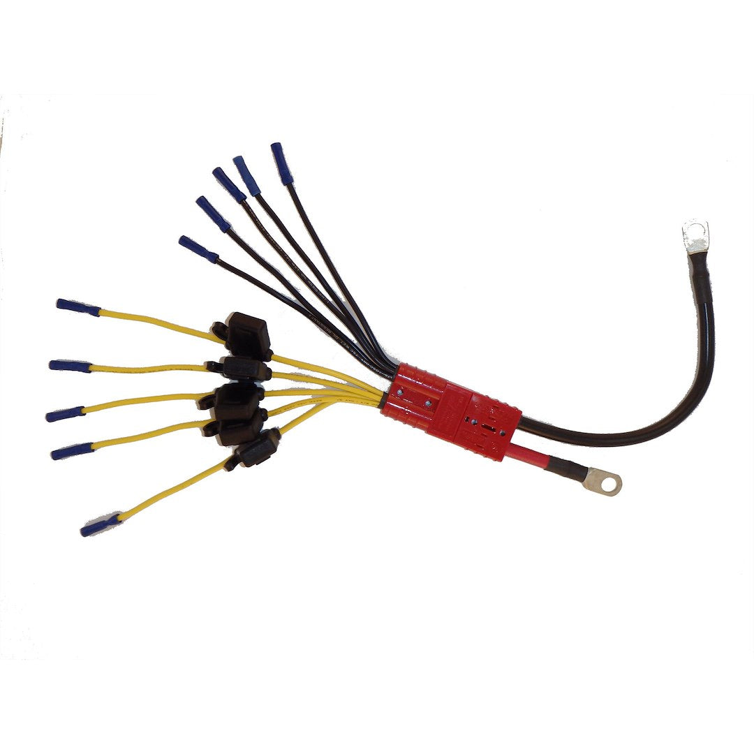 Connect Ease Made In USA Battery Connection Harness CE12VB5FK - Multi Fused Lead Acces