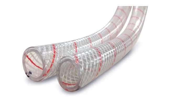 Sierramarine 16-162-0120S Clear heavy wall fda formula vinyl - Clear Red