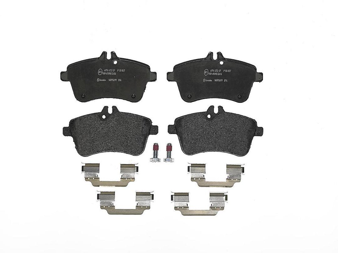 Brembo Premium Low-Met OE Equivalent Pad Brake Pad P50057 - Disc Set
