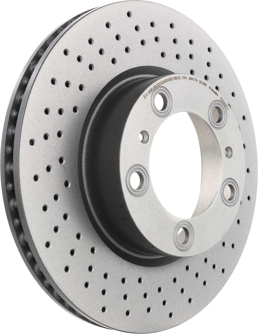 Brembo Rust-Resistant Coating Brake Rotor 09D80511C02 - Disc