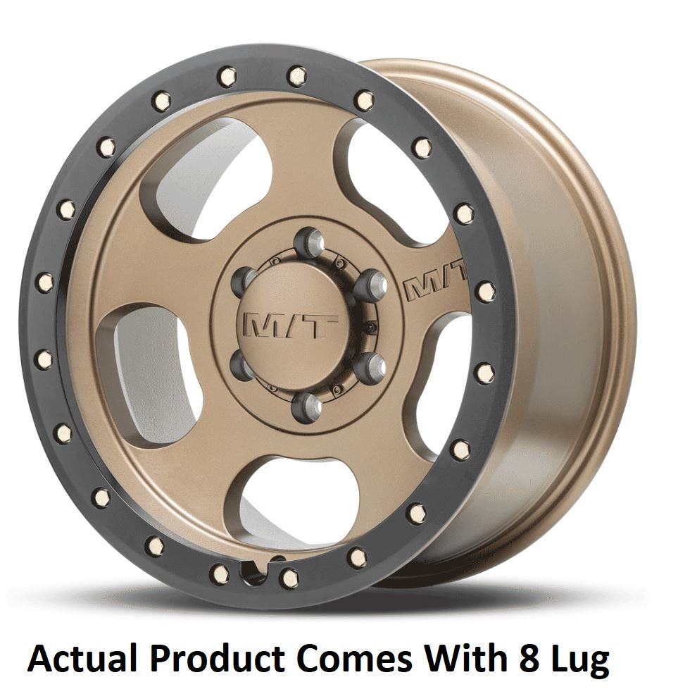 M.T. Wheel Modern Low Profile Cap Design 274671 - Bronze 17X9 8X170 MT Canyon Pro