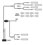 ARC Lighting BB8KB06 Warning Light Wiring Harness