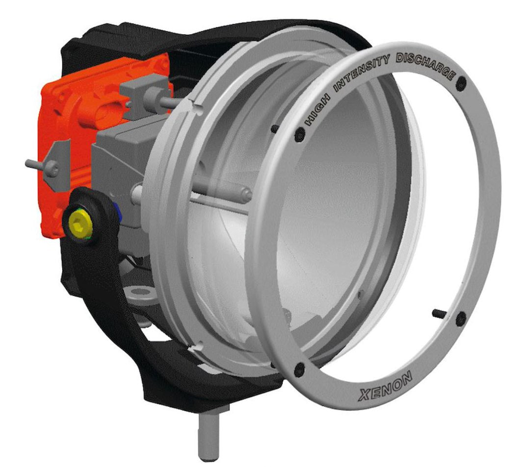 Hella Features Die Cast Zinc Housing Driving/ Fog Light 009094331 - Lamp RE 4000I Cpct Xen DR