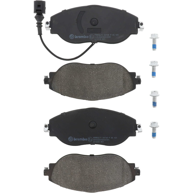 Brembo Premium Low-Met OE Equivalent Pad Brake Pad P85131 - Disc Set