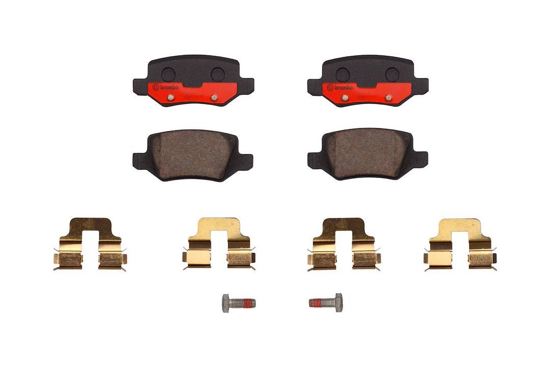 Brembo Premium Low-Met OE Equivalent Pad Brake Pad P50090N - Disc Set