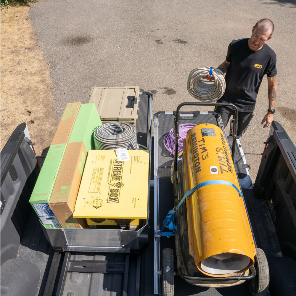 Cargoglide Provided With Every CargoGlide XL Bed Slide Side Rail Kit C0040-HS24-ALM - High Sides 2.0 24