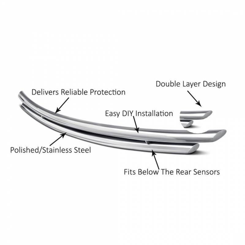 Black Horse Rust-Free And Corrosion-Resistant Bumper Guard CRDL-HY301S - Rear