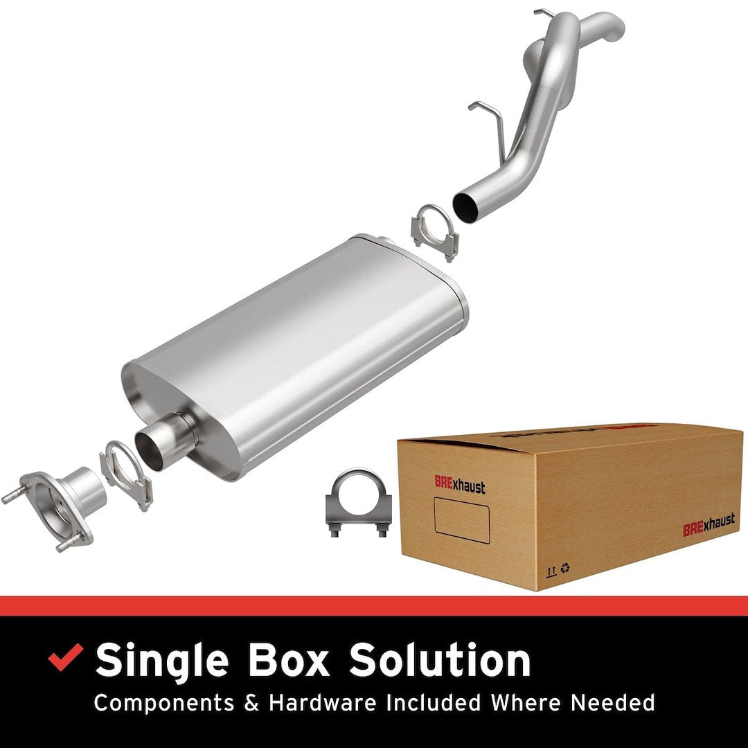 BRE Exhaust Designed For Power And Sound Exhaust System Kit 106-0002 - 97-06 Jeep Wrangler