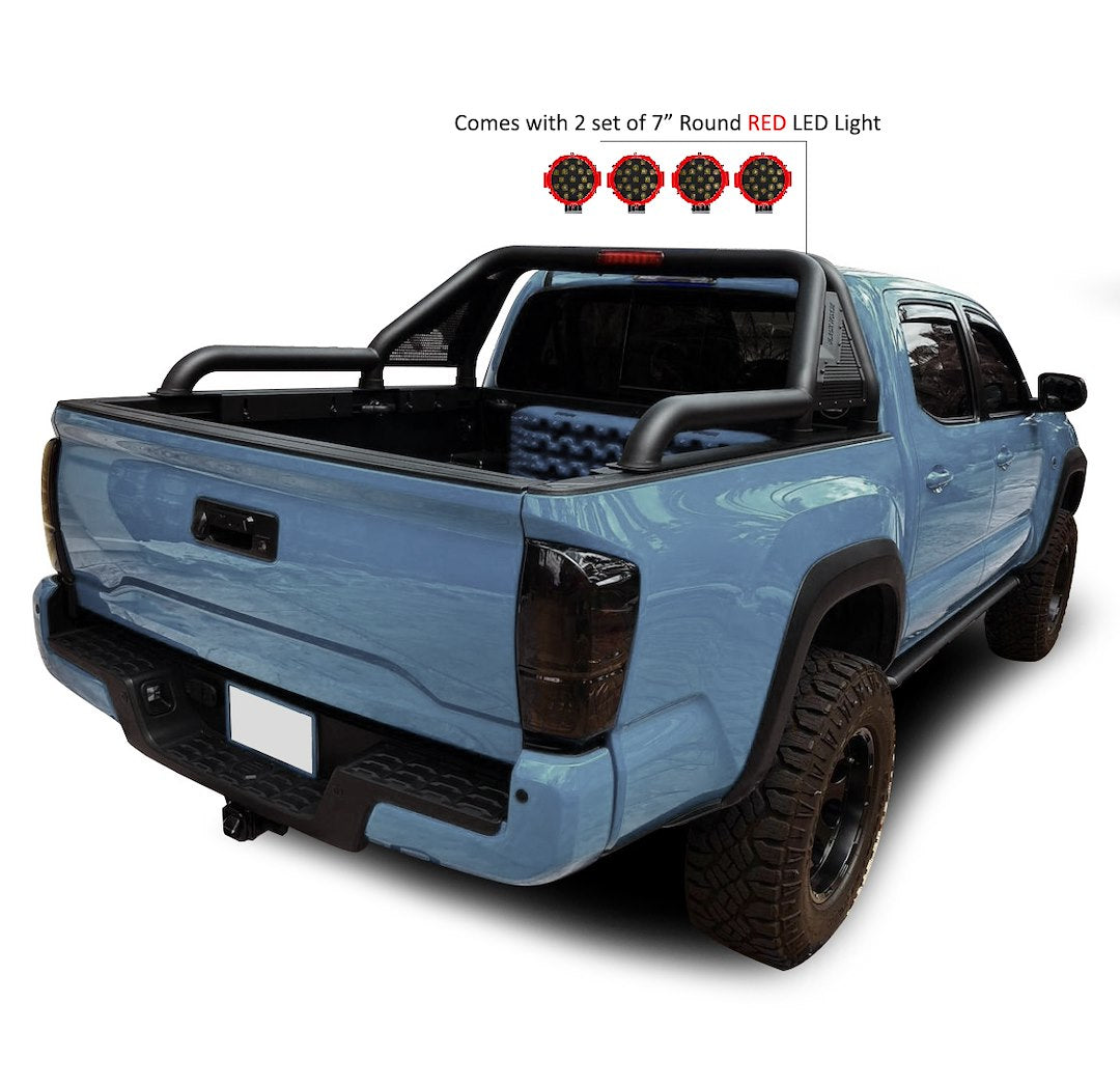 Black Horse Patented Design Truck Bed Bar GLRB-03B-PLR - Gladiator Roll Kit