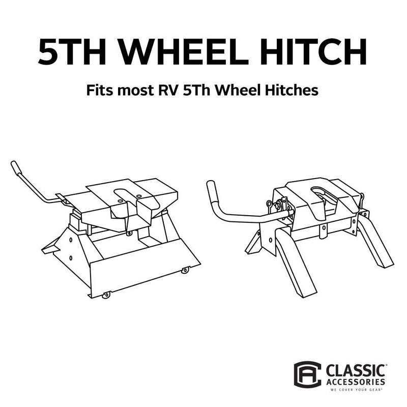 Classic ACC 80-116-010401-00 Fifth Wheel Trailer Hitch Cover