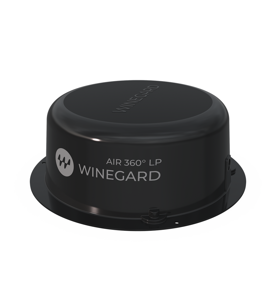 Winegard low-profile design Broadcast TV Antenna A3-LPB1 - Black Air 360 LP