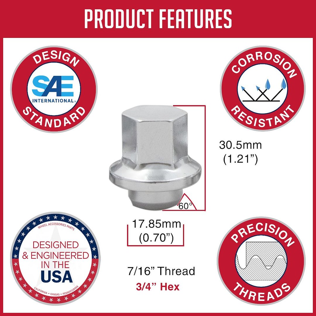 Revolution 52K540 Lug Nut