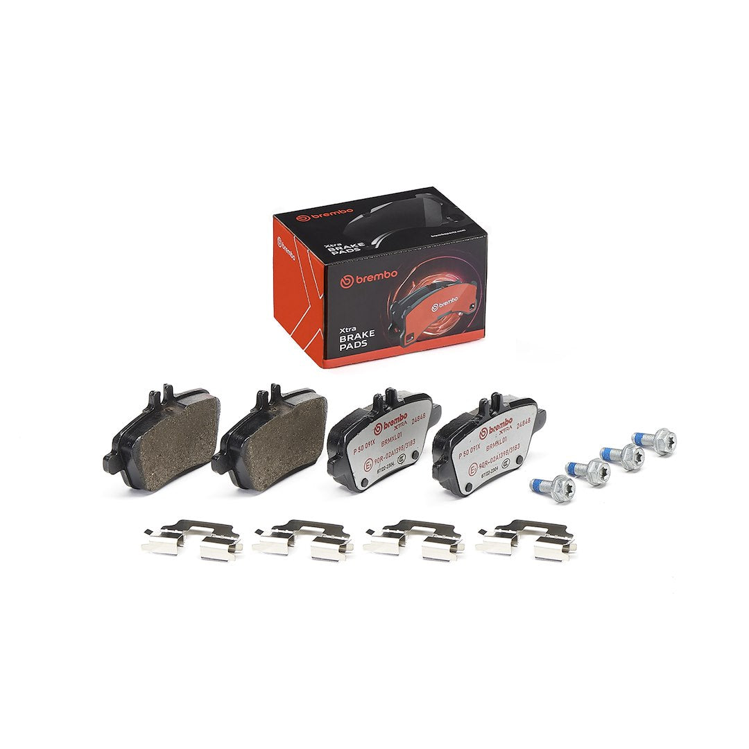 Brembo Premium Low-Met OE Equivalent Pad Brake Pad P50091X
