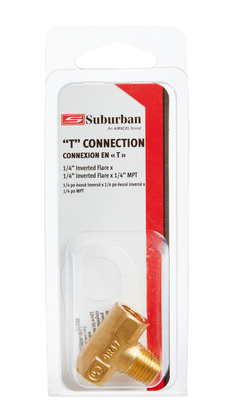 Suburban MFG Easy To Install Propane Adapter Fitting 523016 - Brass Excess Flow Adap