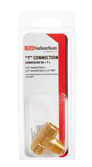 Suburban MFG Easy To Install Propane Adapter Fitting 523016 - Brass Excess Flow Adap
