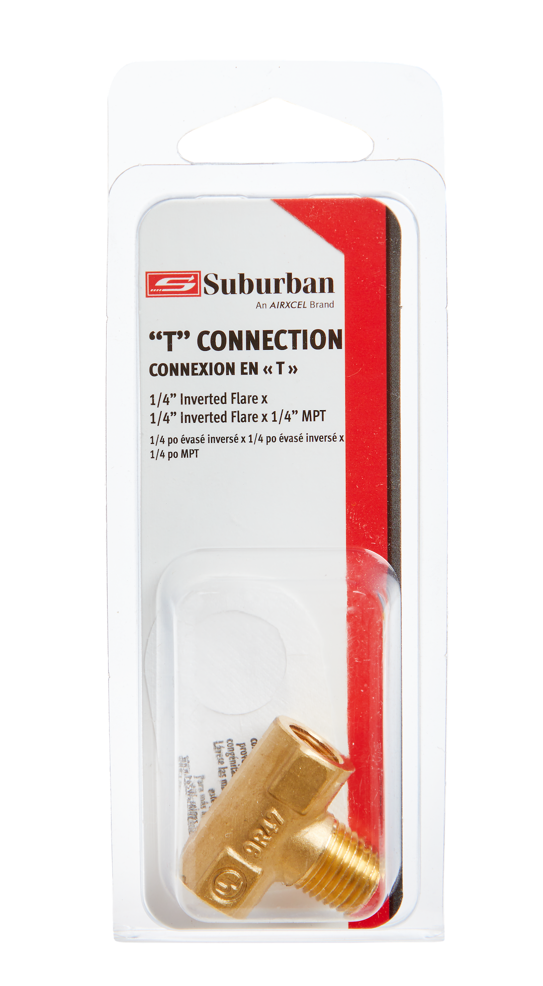 Suburban MFG Easy To Install Propane Adapter Fitting 523016 - Brass Excess Flow Adap