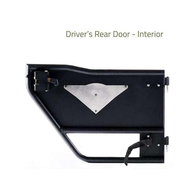 Combat Offrd Easy To Install Door 15-1049 - Jeep JK JKU Mission Doors Rear PA