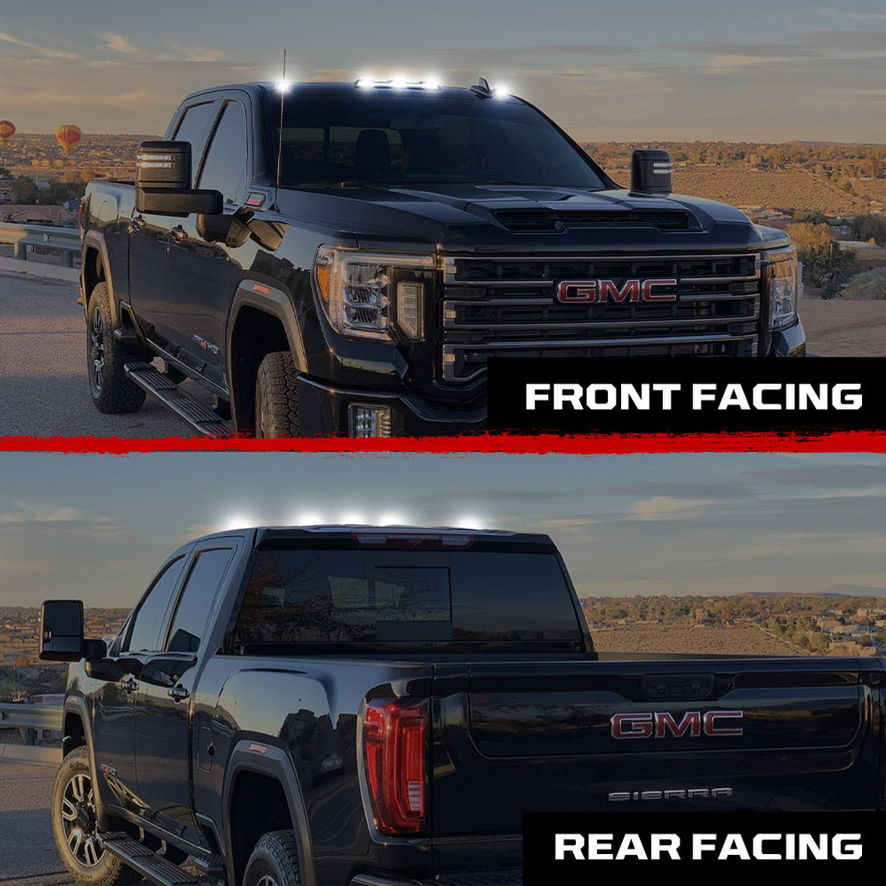 Recon Access Smoked Or Clear Lens Available Roof Marker Light 264158CLHPWH - Cab Lights