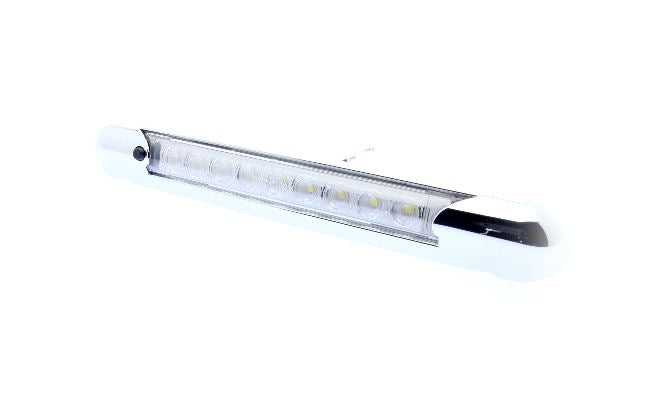 Optronics CSA Certified For Interior Use Awning Light ILL70Ccsbawn - Clear Led 11IN Strp 12V SWTCH Crme