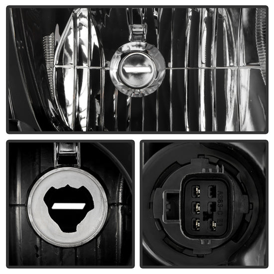 Spyder 9052989 Headlight Assembly - Black
