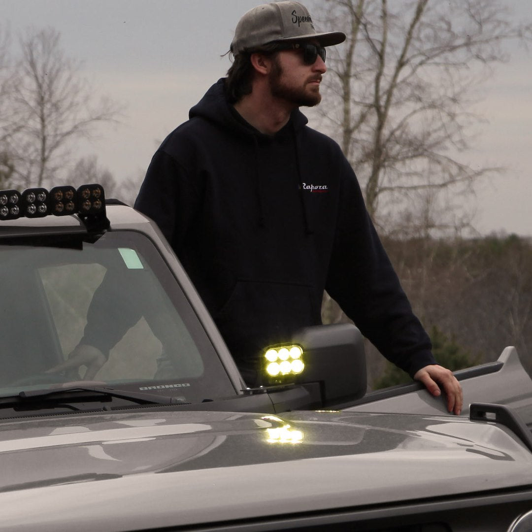 Vision X Limited Lifetime Warranty Driving/ Fog Light Dura2-DL6Cbsykit - 6-LED 60-20 Beam Drl YW