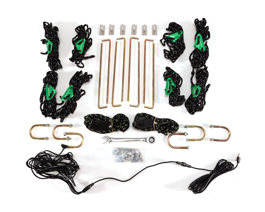 Ironman 4X4 Features Hanging Storage Organizer Awning Mounting Kit Iawnspare0067 - Accessory