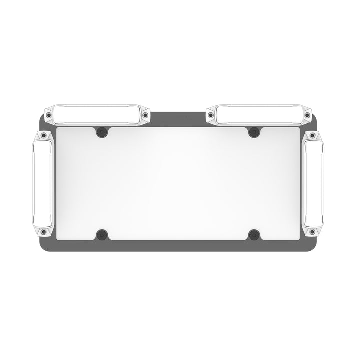 ARC Lighting BB96LPS License Plate Frame