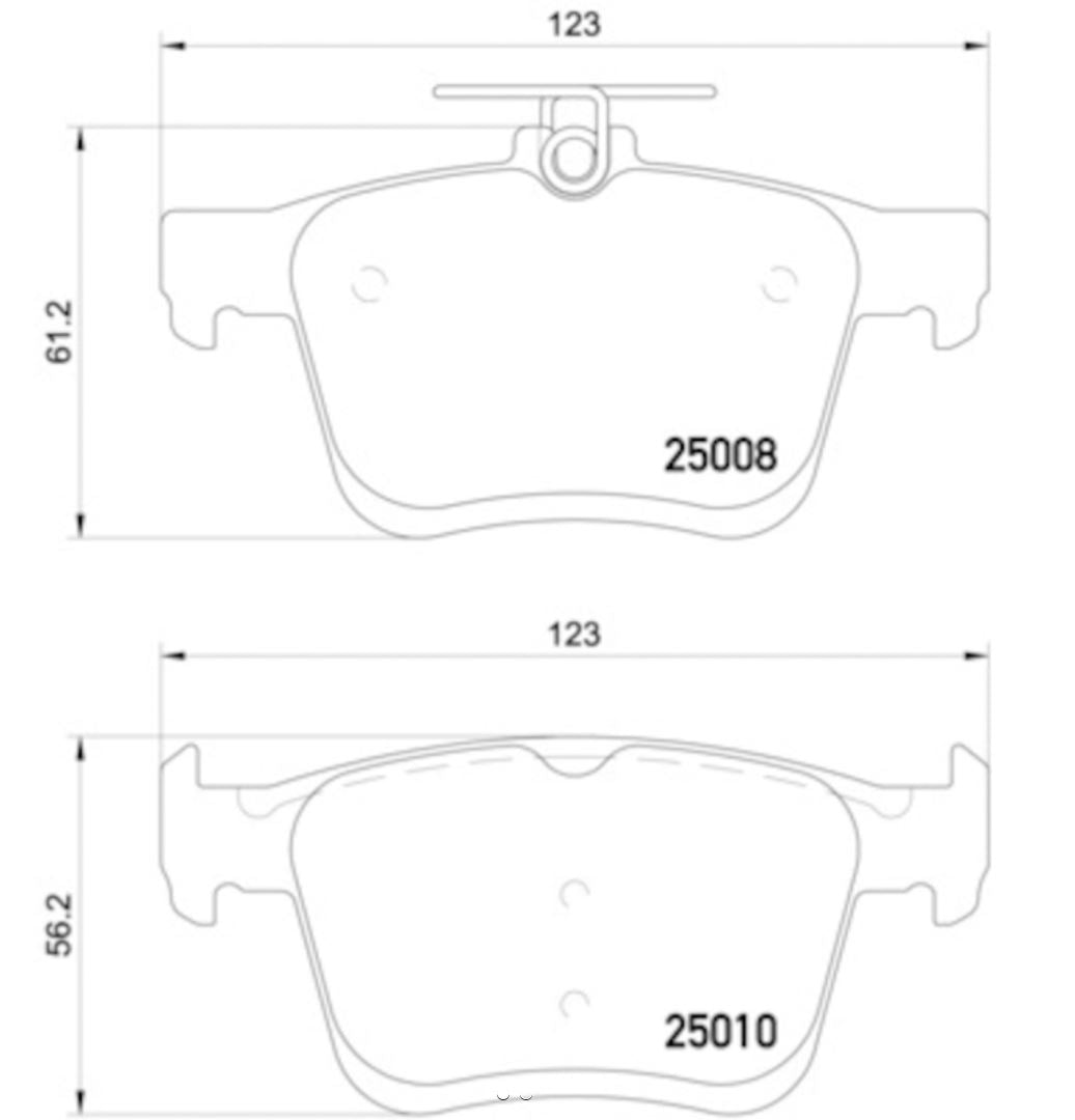 Hella 355020271 Premium quality brake pads - Disc Pad